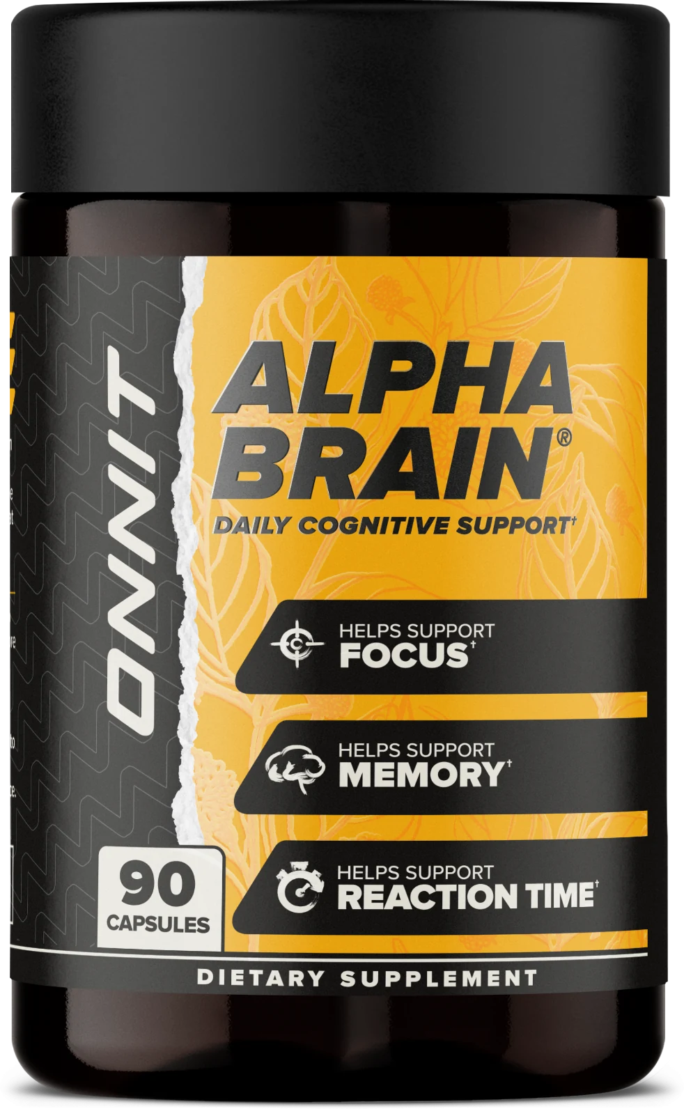 Alpha Brain bottle, official product image