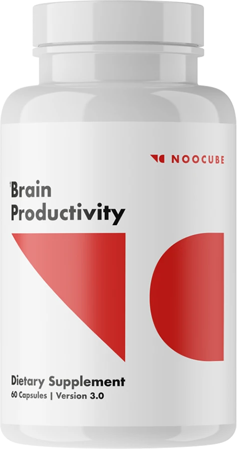 Official NooCube Brain Productivity version 3.0 bottle, from the brand's homepage